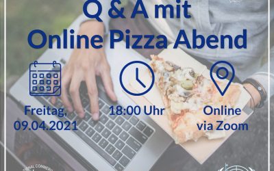 O-Woche SoSe 2021 – Q&A mit Online Pizza Abend am 09.04.